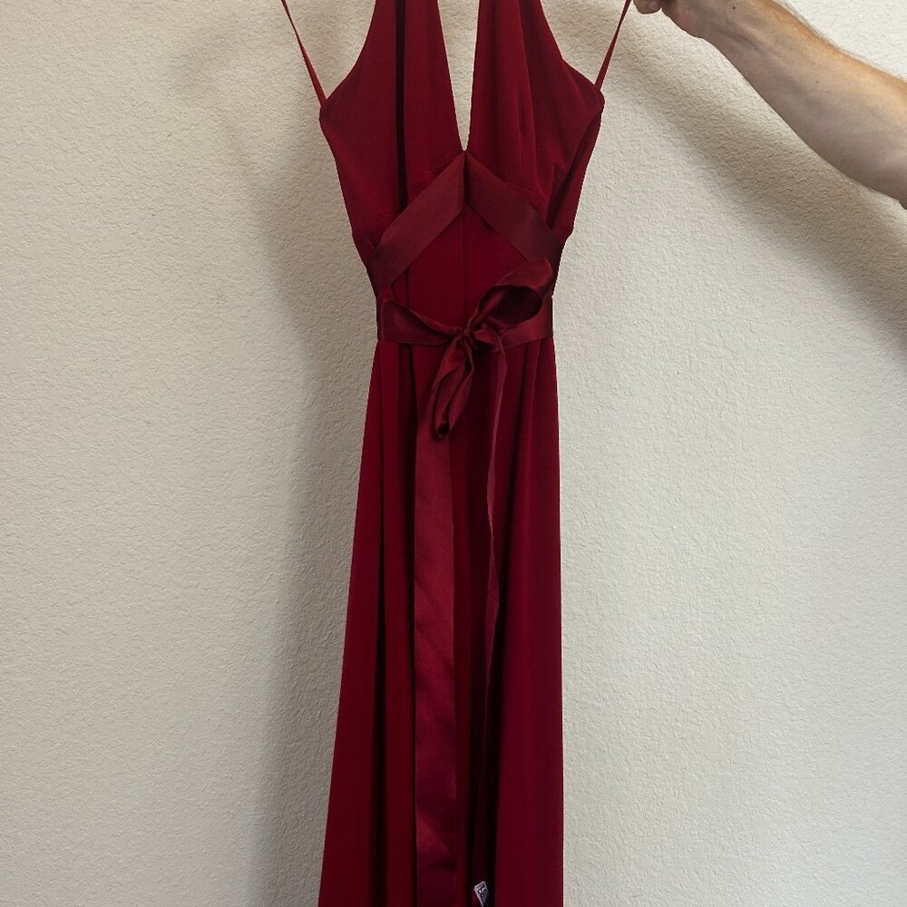 BCBG Red Long Dress Size XS